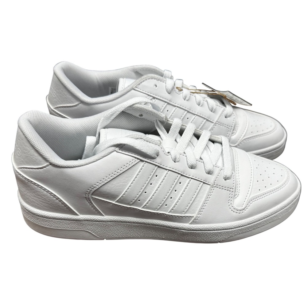 Adidas Break Start JR3250 White Sneakers Men's 8.5 Women's 9.5 New with Tags Box - Picture 3 of 6